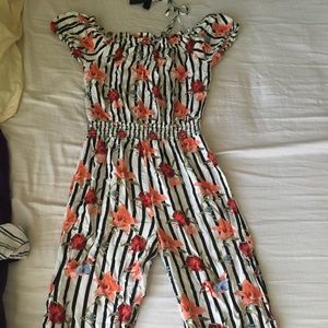 Striped floral jumper, like new